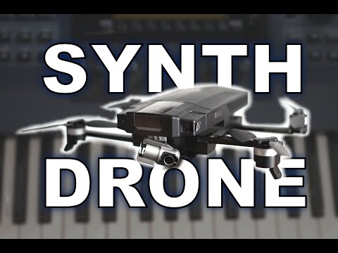 Creating a synthesizer drone, but with an actual drone (Yamaha EX5, ZOOM ARQ 96)