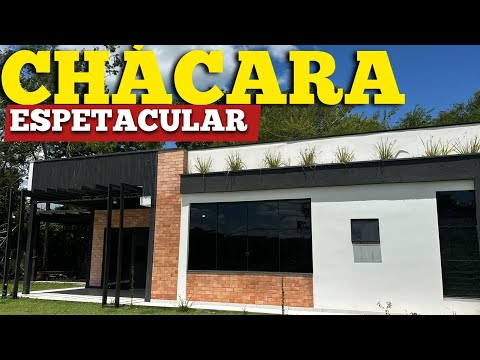 A CHÁCARA***(VENDIDO)***MAIS LINDA QUE VOCÊ VERÁ HOJE CASA MODERNA RIO AO FUNDO R$349mil