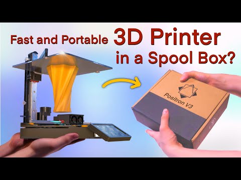 A 3D printer unlike any other, fits inside a spool box?  - Positron V3 intro & Design Story