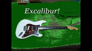 Video thumbnail for Excalibur!  Another Wayne's World Strat in for a set up by Jim Dockrell (The Watertone Workshop)