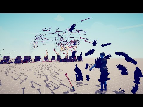 Unbelievable. Dark Peasant VS 30 hwacha. tottaly accurate Battle Simulator TABS