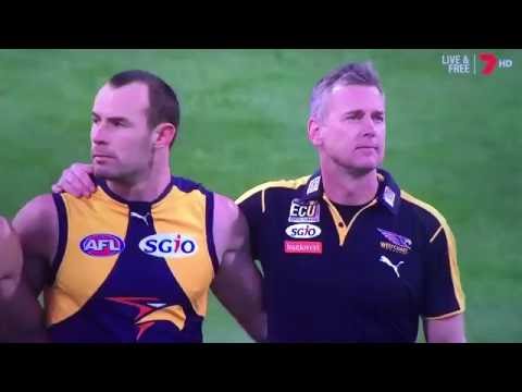 AFL Finals 2016 - Australian National Anthem (West Coast Eagles vs Western Bulldogs)