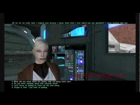 Kotor 2 TSLRCM 1.8.2 + M4-78EP Walkthrough part 4 - R&R on Ebon Hawk ( Dark Side Female )