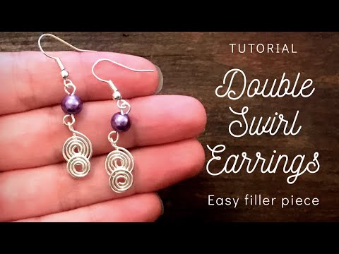 Double Swirl Earrings | Tutorial
