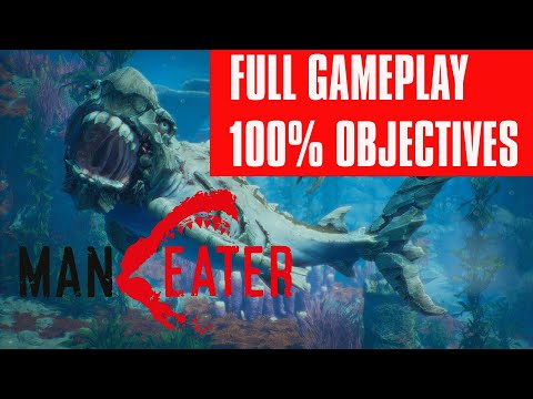 🔥MANEATER  100% all Objectives🔥Gameplay Walkthrough [1080p 60FPS PC ULTRA]🔥 No Commentary🔥Lets Play🔥