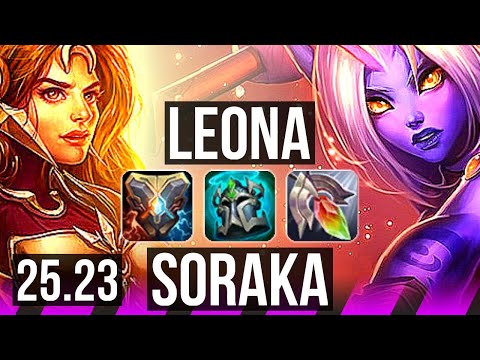 LEONA & Draven vs SORAKA & Varus (SUP) | EUW Master | 25.23