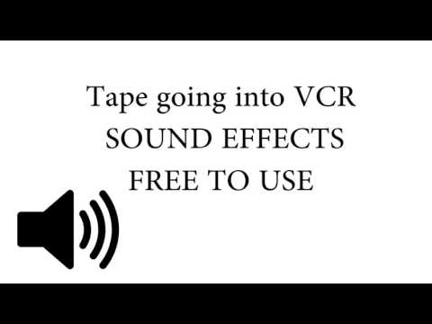 VCR Tape Going in SOUND EFFECT