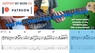 Keb Mo - More Than One Way Home (Bass cover with tabs)