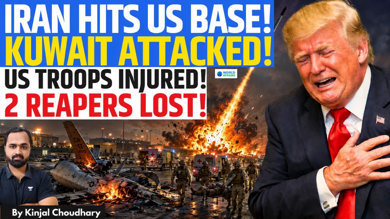Iran Hits US Base In Kuwait! Americans Injured, 2 Reaper Drones Lost As Trump Faces Pressure! Kinjal