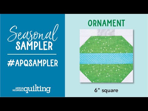 Seasonal Sampler: Ornament Block