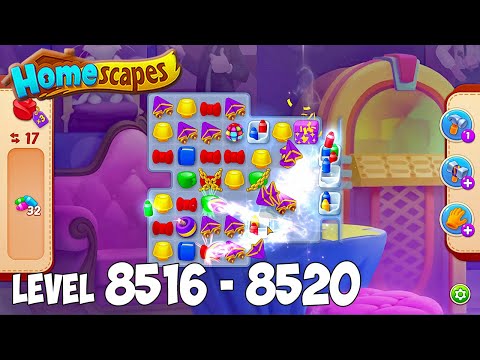 Homescapes level 8516 8517 8518 8519 8520 🏡 Gameplay Walkthrough (Android, iOS) Playrix