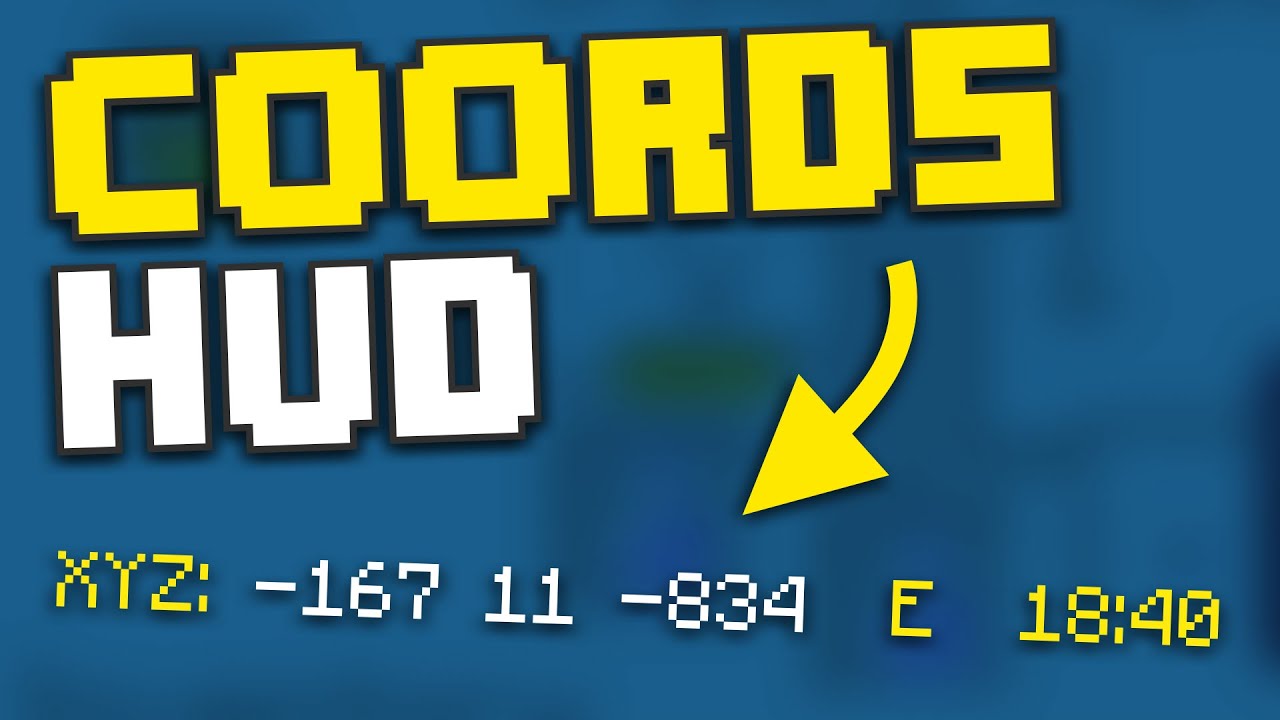 How To Use Vanilla Tweaks Coordinates HUD Datapack