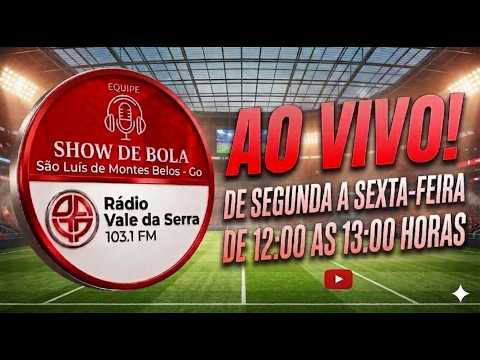 Equipe Show de Bola Rádio Vale da Serra 103,1 Fm.  São Luís Montes Belos-Go