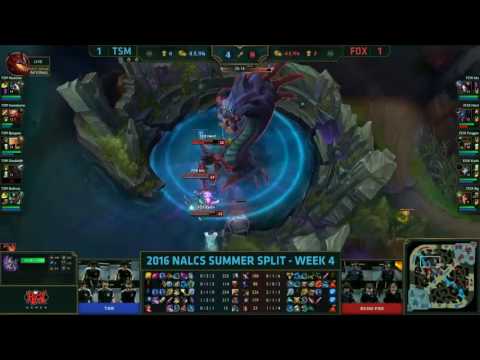LoL Highlights TSM vs FOX Game 3   LCS NA Summer 2016 25 06 2016   Team SoloMid vs Echo Fox
