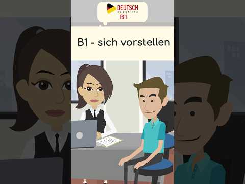DTZ B1 Mündliche Prüfung teil | Sich vorstellen | #deutschlernen #learngerman #telc #niveau  #german