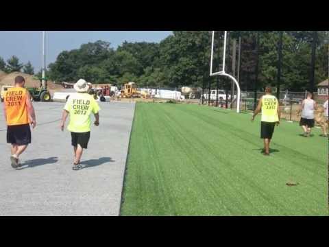 Mount Ida Turf Field Project - Turf Install/Week 8