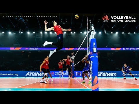 TOP 20 Volleyball Quick Spikes | Men's VNL 2019