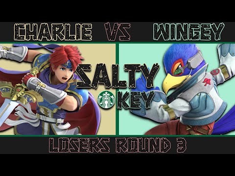 Charlie (Roy) vs Wingey (Falco) - Losers Round 3 - Salty Key #212 - SSB Ultimate