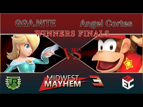 Midwest Mayhem 3  WINNERS FINALS - GGA.NiTE (Rosalina) vs Angel Cortes (Diddy Kong)