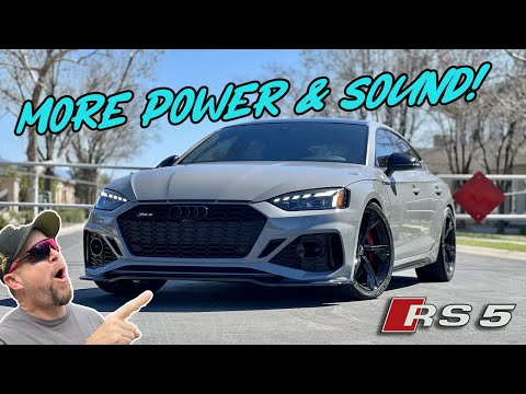 Lowered RS5 Unlocks Power! 034Motorsport Turbo Inlet!