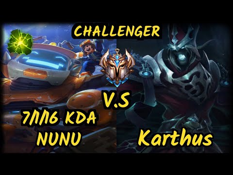 Pants are Dragon (NUNU & WILLUMP) vs KARTHUS - 7/1/16 KDA JUNGLE CHALLENGER GAMEPLAY - NA