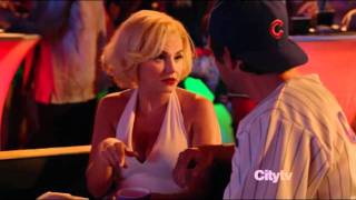 Elisha Cuthbert Shows Cleavage as Marilyn Monroe