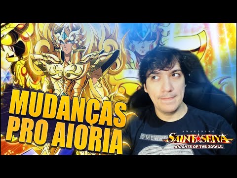 MUDANÇAS PARA MEU QUERIDO AIORIA! NOVO COSMO E MUITO MAIS - Saint Seiya Awakening
