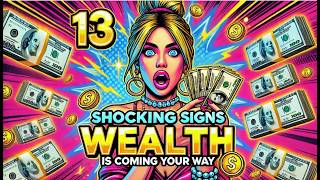 13 Shocking Signs Wealth Is Coming Your Way | LAW OF ATTRACTION | Money Manifestation Tips