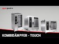 Commercial Combi Steamer - Touch Control – 10× GN 1/1 – with Automatic Wash System, Core Temperature Probe, Boiler & Interior Rack