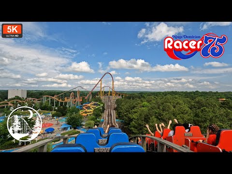 Back row point of view footage of Racer 75