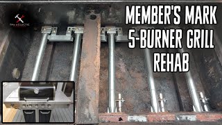 How To: Member's Mark Grill Burner Replacement and Rehab