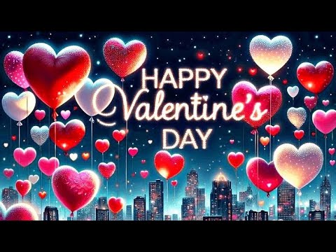 Hearts lighting Happy Valentine's Day 2025• 14 February valentines day watsapp status❤️🥰