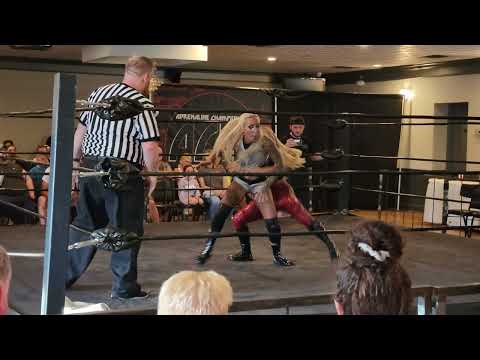 Opening moments of Adena Steele vs. Nikii Duke at ACW Get Buzzed One More Time 9/4/22