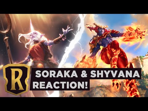 SORAKA & SHYVANA Live Reaction! | Legends of Runeterra