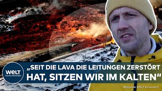 VULKANAUSBRUCH IN ISLAND: Glühende Lava zerstört Warmwasserleitungen – Tausende sitzen nun im Kalten