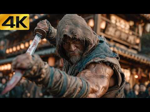 【4K】Classic Action Movie: Bullied Laughed at His Antique Sword, Until He Drew It and Destroyed Them!