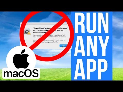 App can't be opened because it is from an unidentified developer FIX
