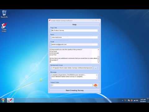 Create Online Surveys Software