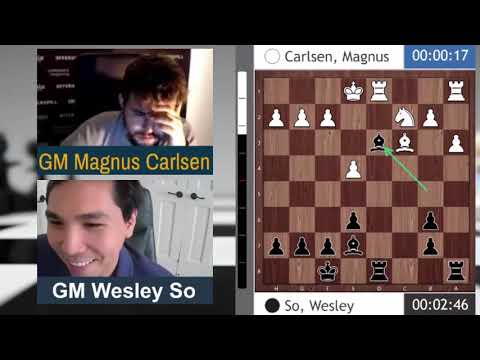 BISHOP VS KNIGHT!! Magnus Carlsen vs Wesley So || Banter Blitz 2020 Final - R3