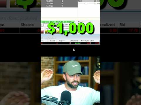 Have you ever seen a 6’2 man make nearly $3,000 in 2 minutes? #alphatrader #oversold