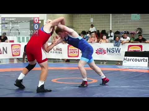 LUCA PELLEGRINO vs KYLE MAINEY - Wrestling Super Series 3 - November 2022 - Freestyle - Australia