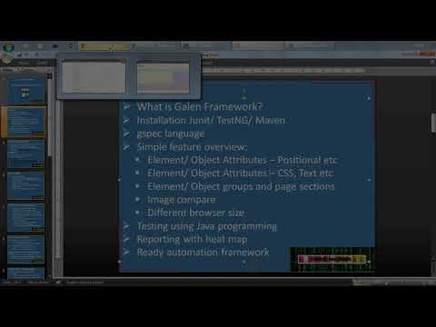 Galen Framework Using Java Programming Positional Attributes Css Text