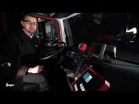 Fahrerhaus - Digitale Vorführung ZIEGLER HLF 10 / Driver's cabin - digital demonstration HLF 10