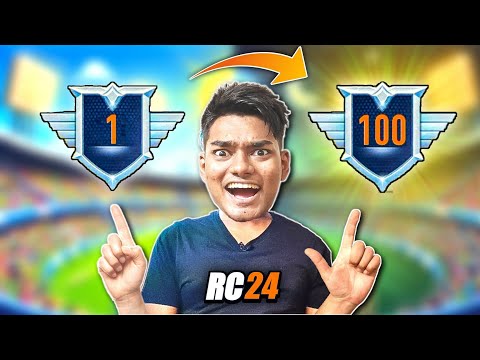 Level Up 1 to 100 in REAL CRICKET 24™🔥