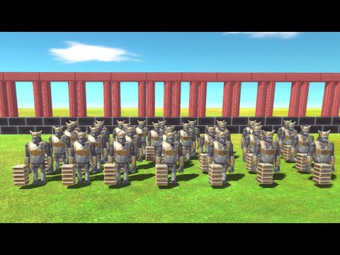 30 GHOR HAMMER VS 30 FACTION ANCIENT HUMANS & INFERNALS | Animal Revolt Battle Simulator