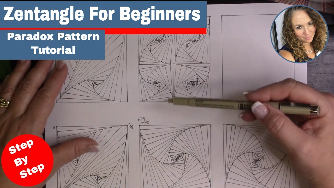 Zentangle for Beginners Paradox Pattern Tutorial