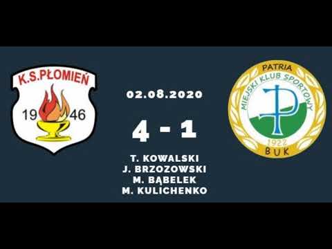 02.08.2020 Płomień Przyprostynia - Patria Buk 4:1