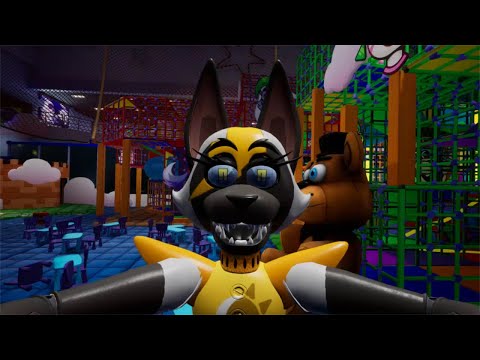 Simon YOC comes out of Sun's room to jumpscare Gregory - FNAF : Security Breach
