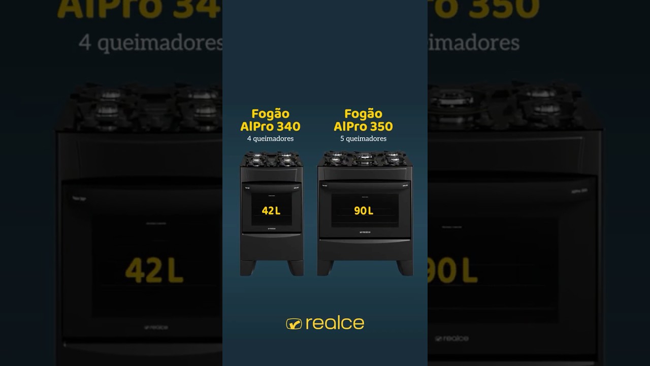 Fogão AlPro 340 4 Bocas – Vapor 360º e Pedra Pizza