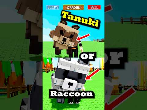 TANUKI vs. RACCOON? Which one is BEST in Grow a Garden ROBLOX #roblox #growagarden
